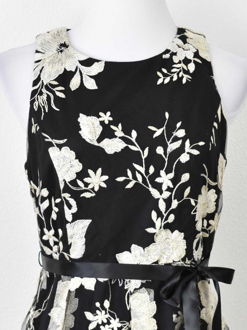 Alex Evenings Floral Embroidered Formal Midi Dress - 8p - Picture 8 of 12